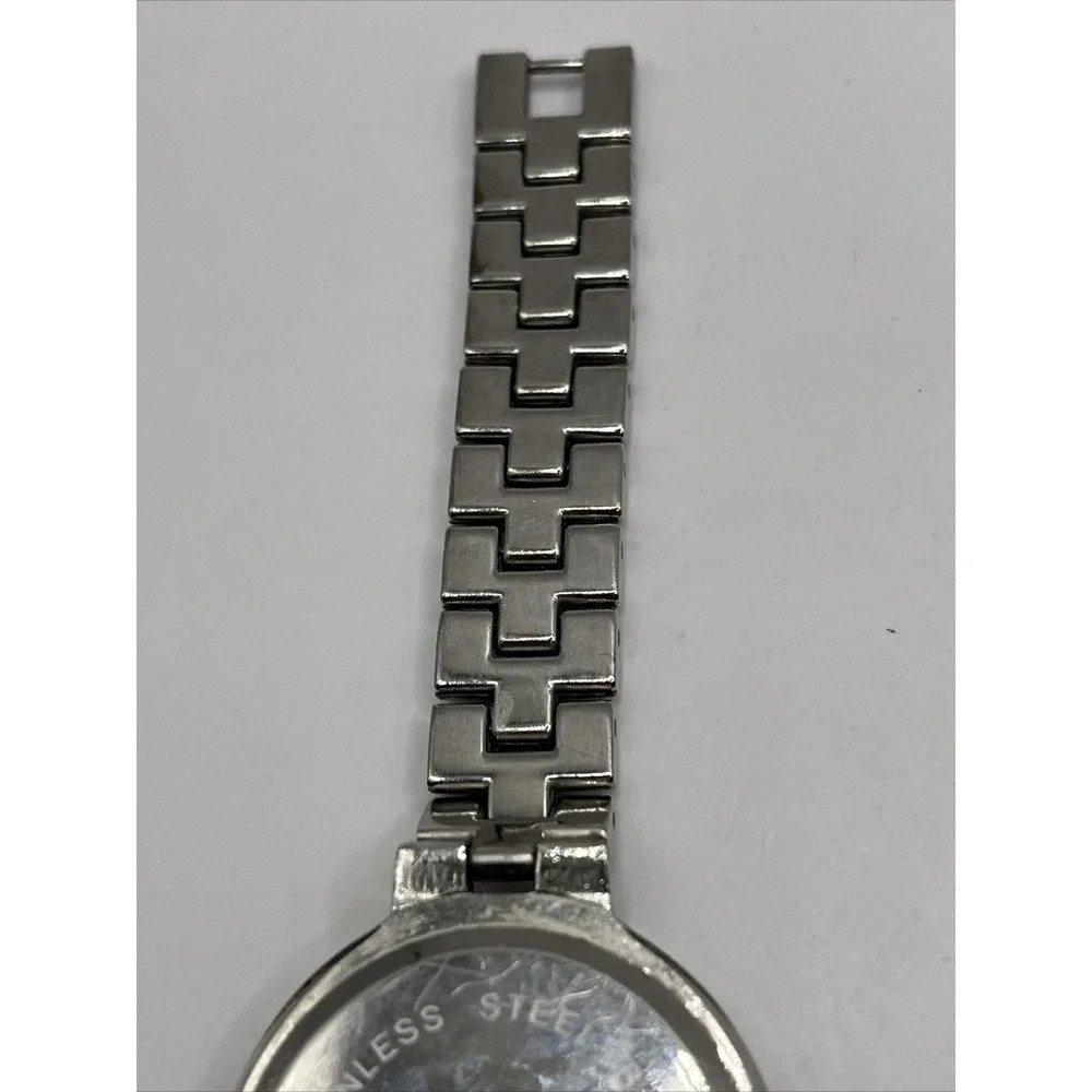 NY&C Women's‎ Quartz Watch Silver Tone Band 31mm Case- New Battery